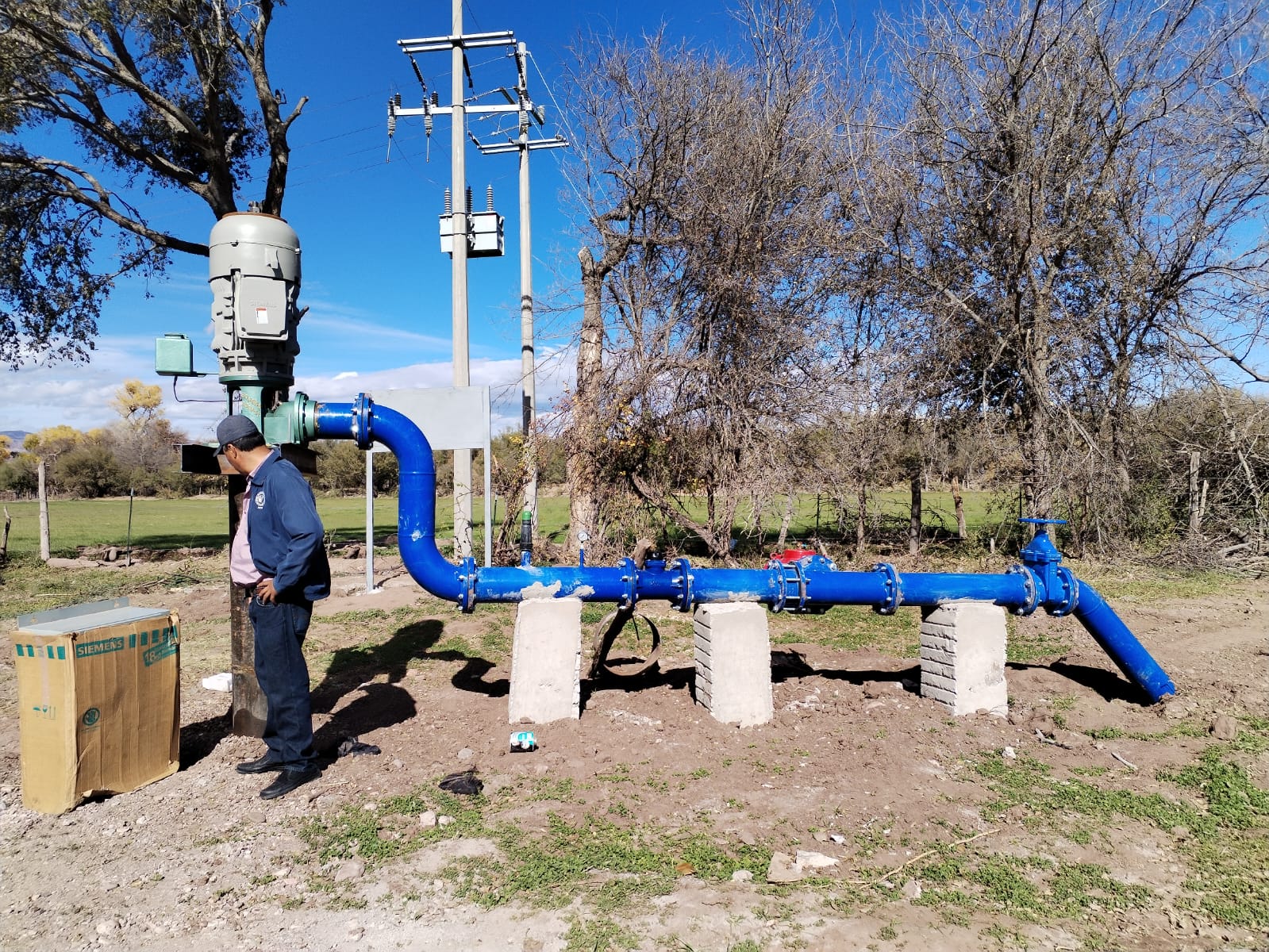 Entregan obra hidroagrícola en Bacerac